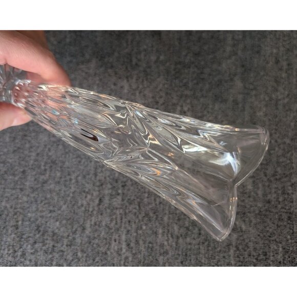 Czech/Bohemian Crystal "Royal Irish" Bud Vase, 6.5" - Picture 4 of 4